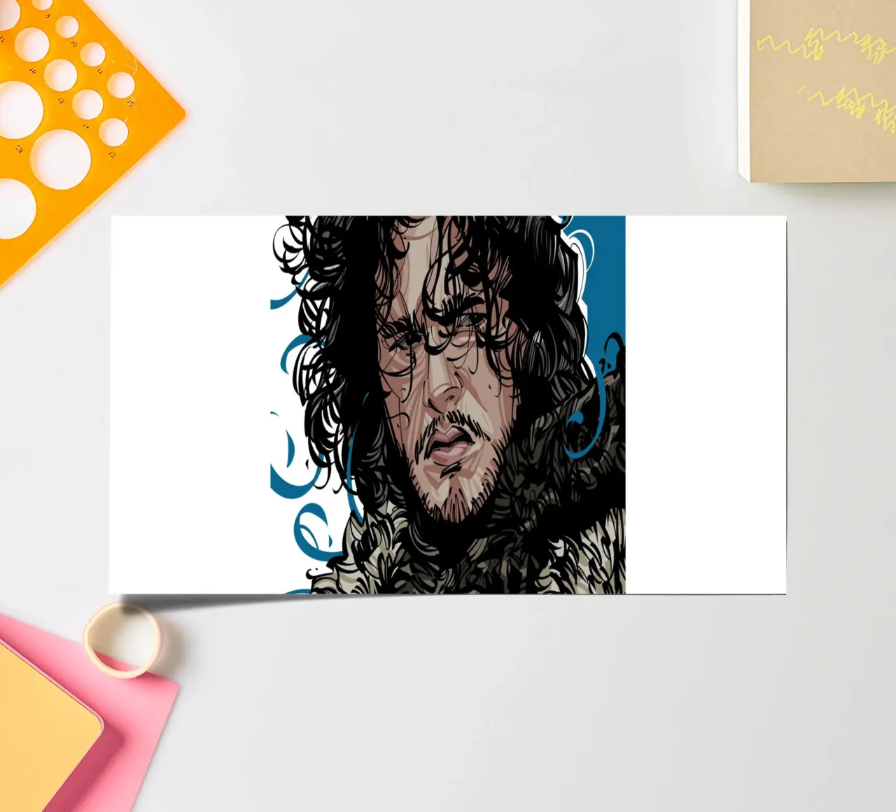 Jon Snow sticker sheet by nabakumov