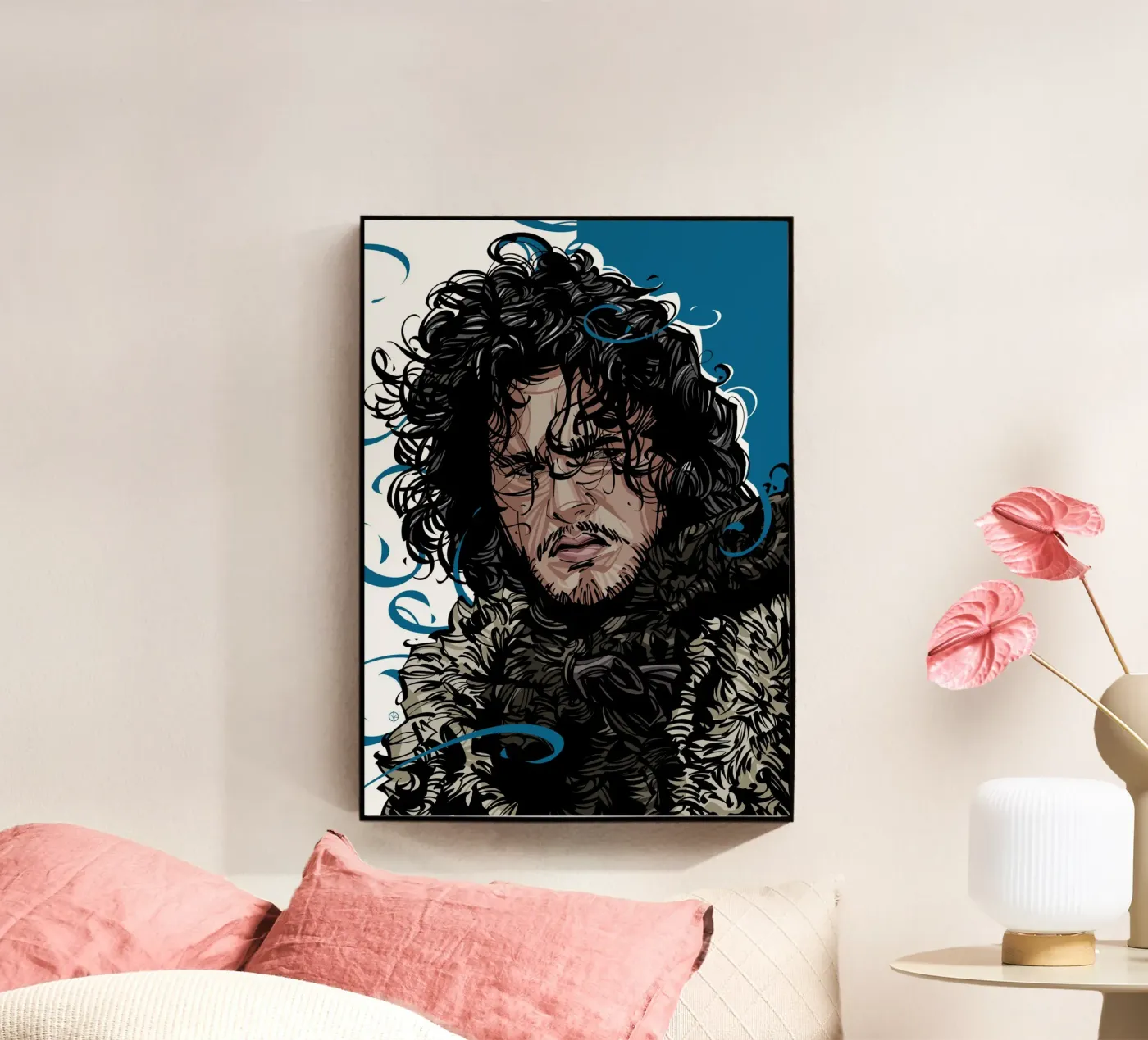 Jon Snow acrylic glass by nabakumov