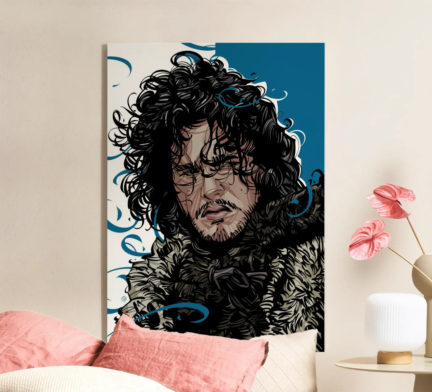 Jon Snow acrylic glass by nabakumov
