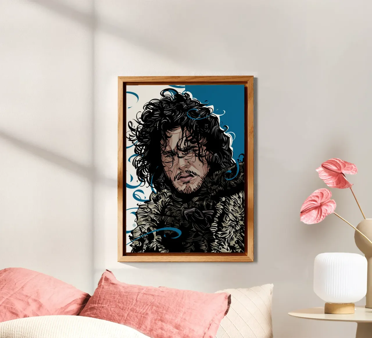 Jon Snow alluminio dibond da nabakumov