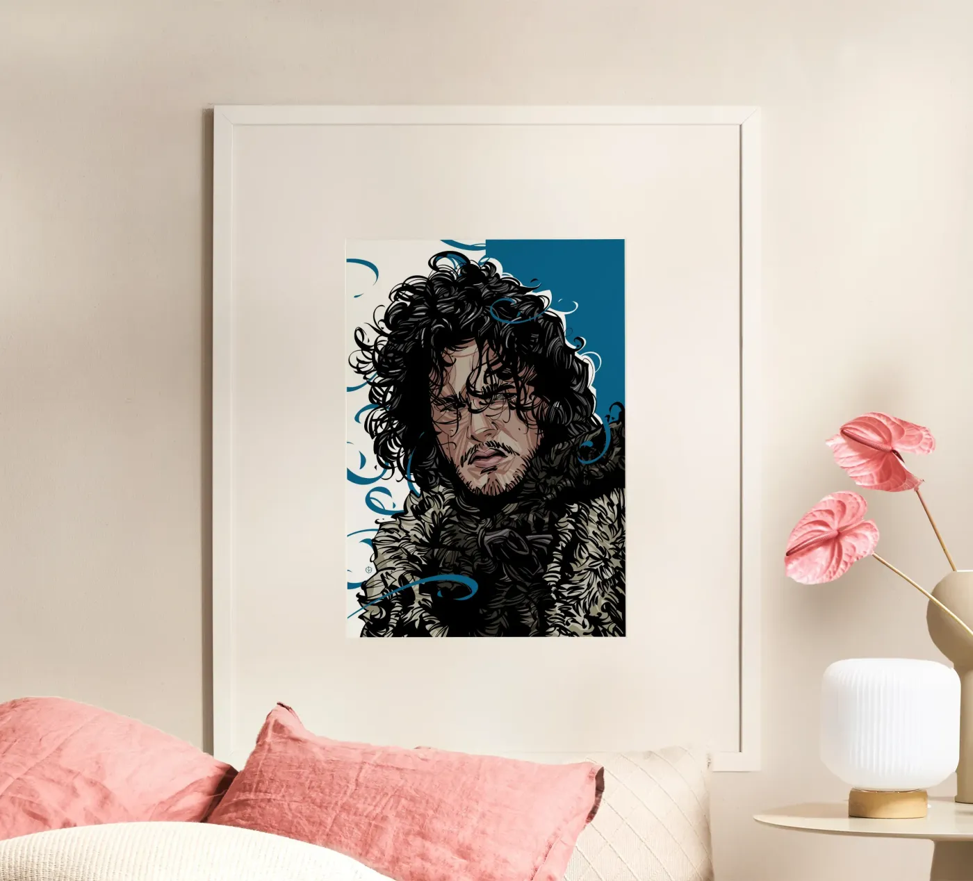 Jon Snow poster by nabakumov