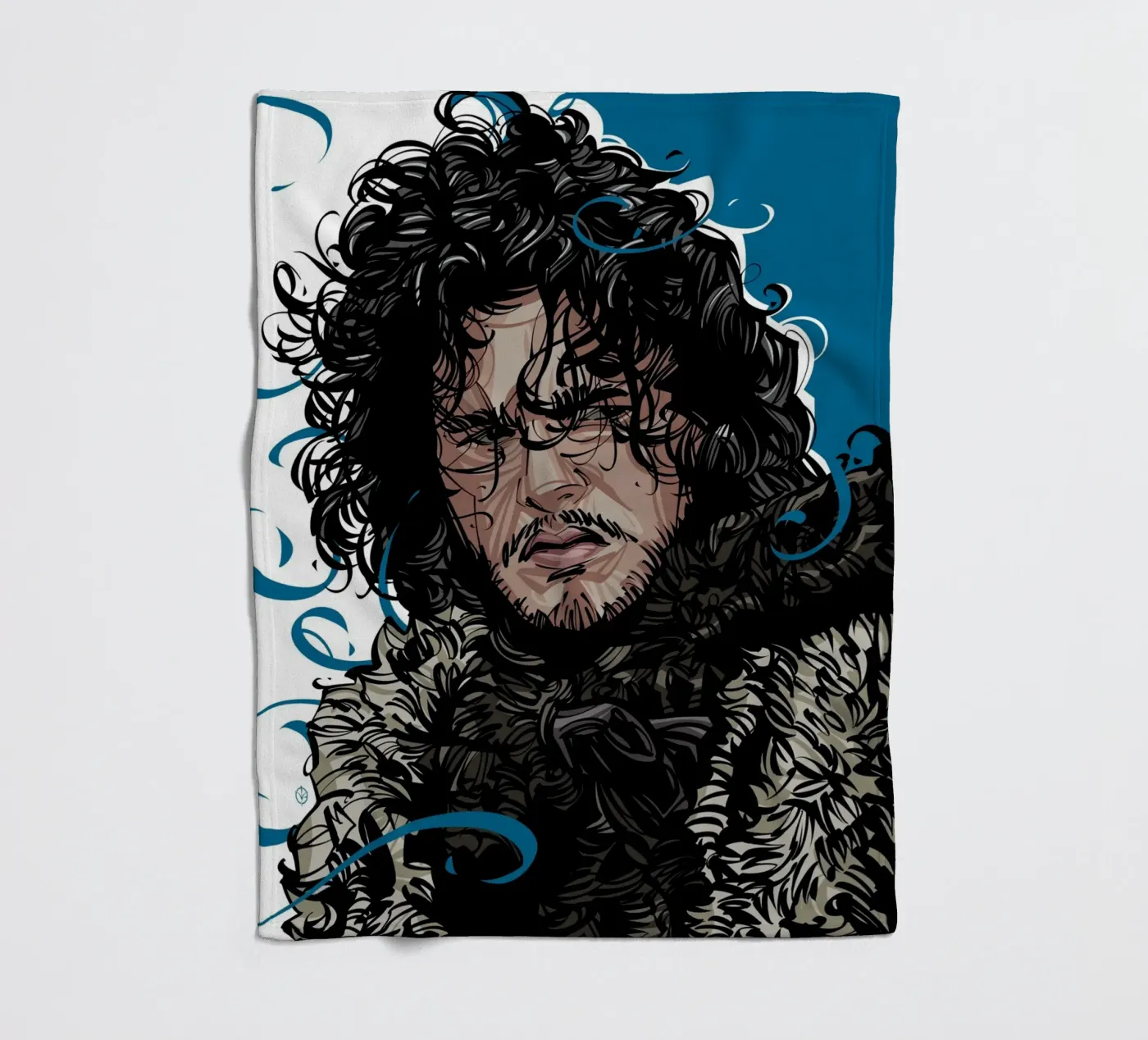 Jon Snow Fleecedecke von nabakumov