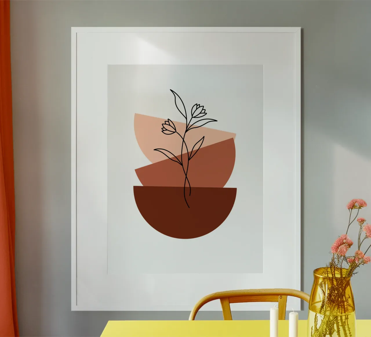 Fiori boho in stile minimalista carta hahnemühle da YSV MINIMALIST