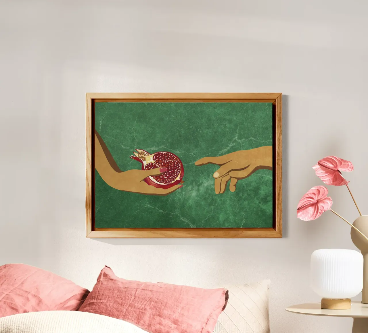 Almost Touched alluminio dibond da Illustration Raissa Oltmanns
