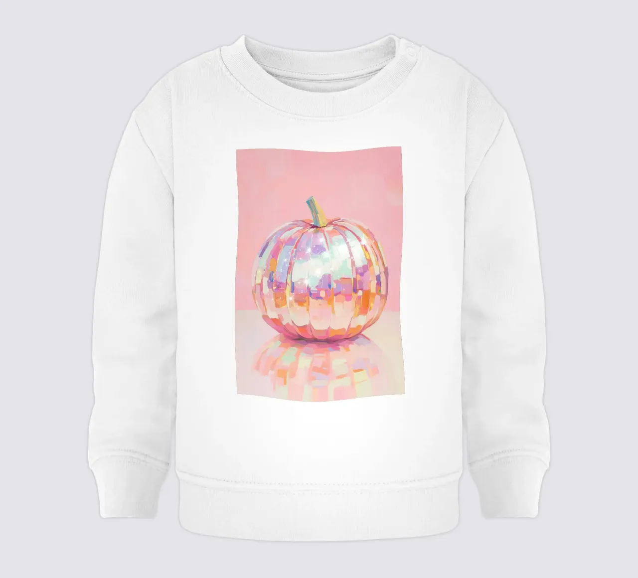 Arte della zucca iridescente felpa neonato da Melloi Art Print