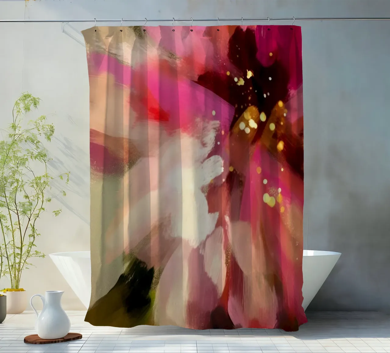 Fiore della Tranquillità tenda da doccia da Modern Muse