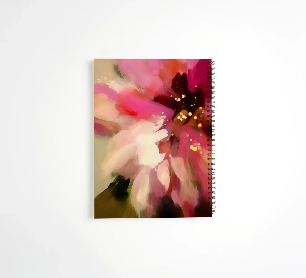 La fleur de la tranquillité carnet à spirale de Modern Muse