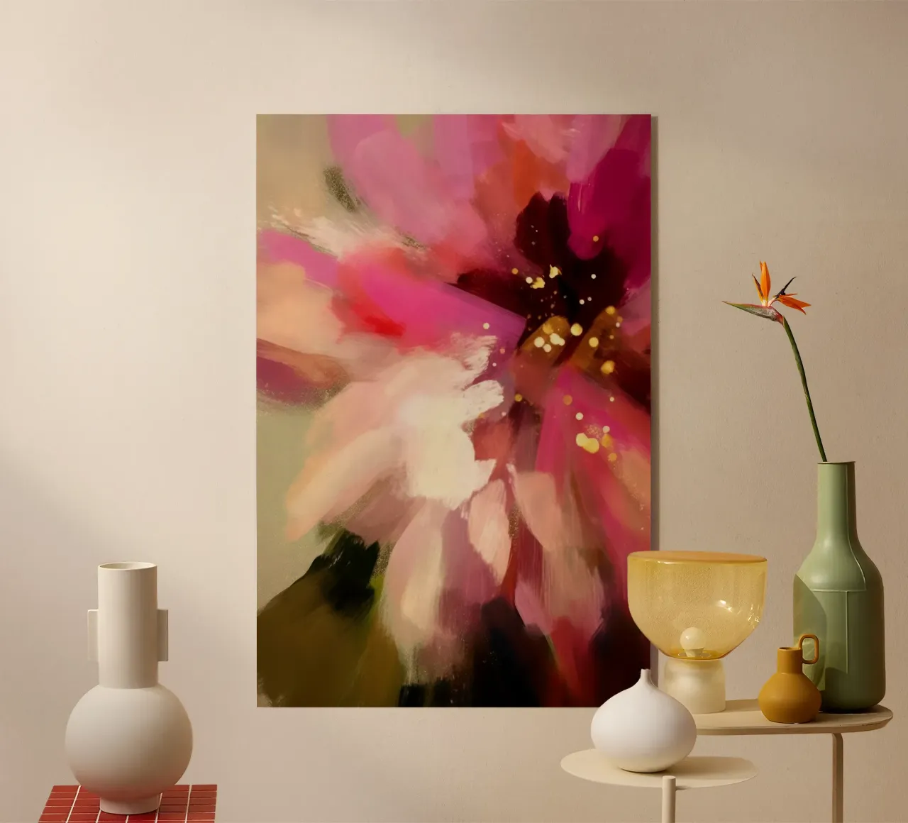 Bloesem van rust acryl van Modern Muse
