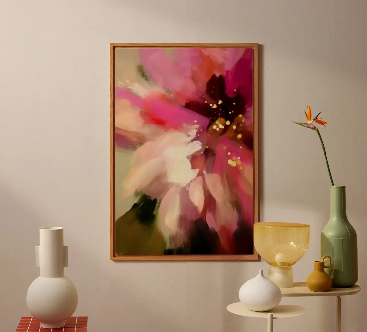 Blossom of Tranquility alu-dibond by Modern Muse
