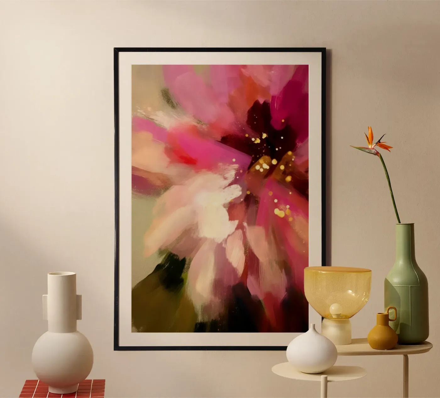 Bloesem van rust poster van Modern Muse