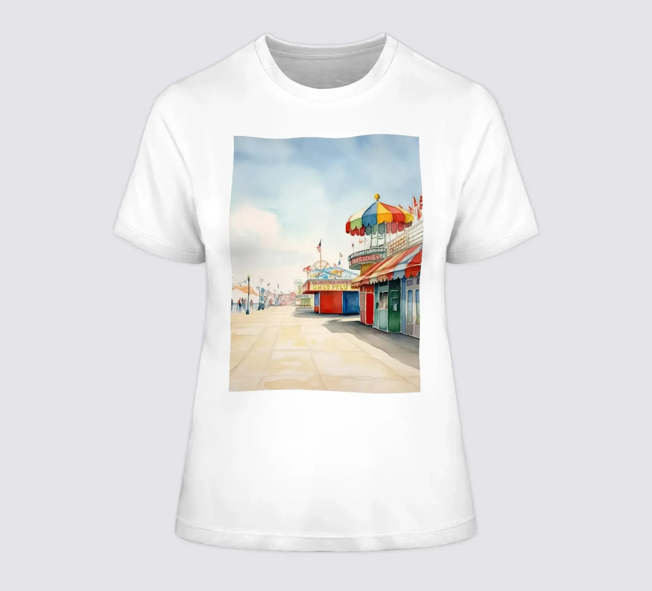 Parque de atracciones camiseta de mujer de DaarbyN