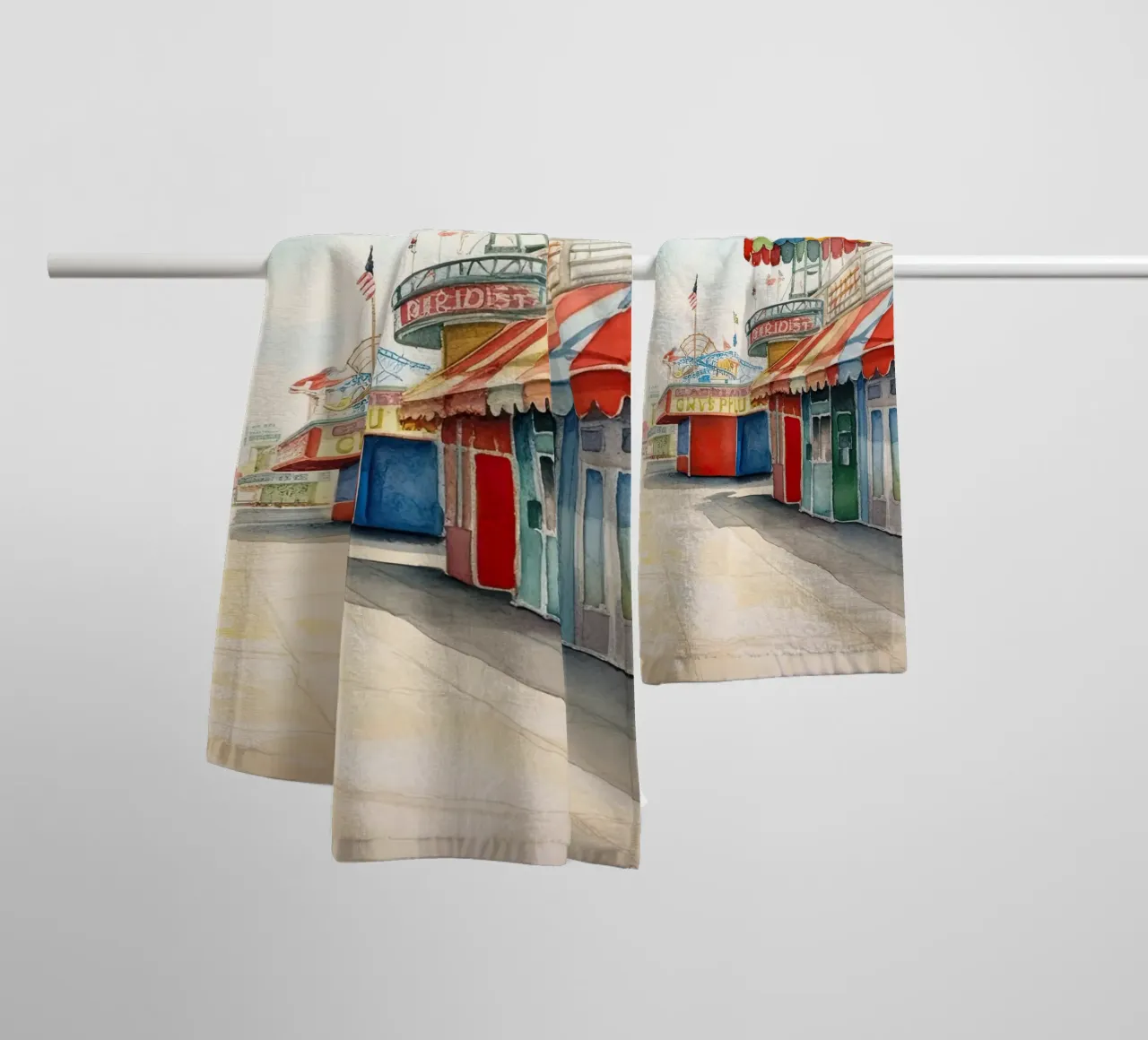 Amusement Park towel by DaarbyN