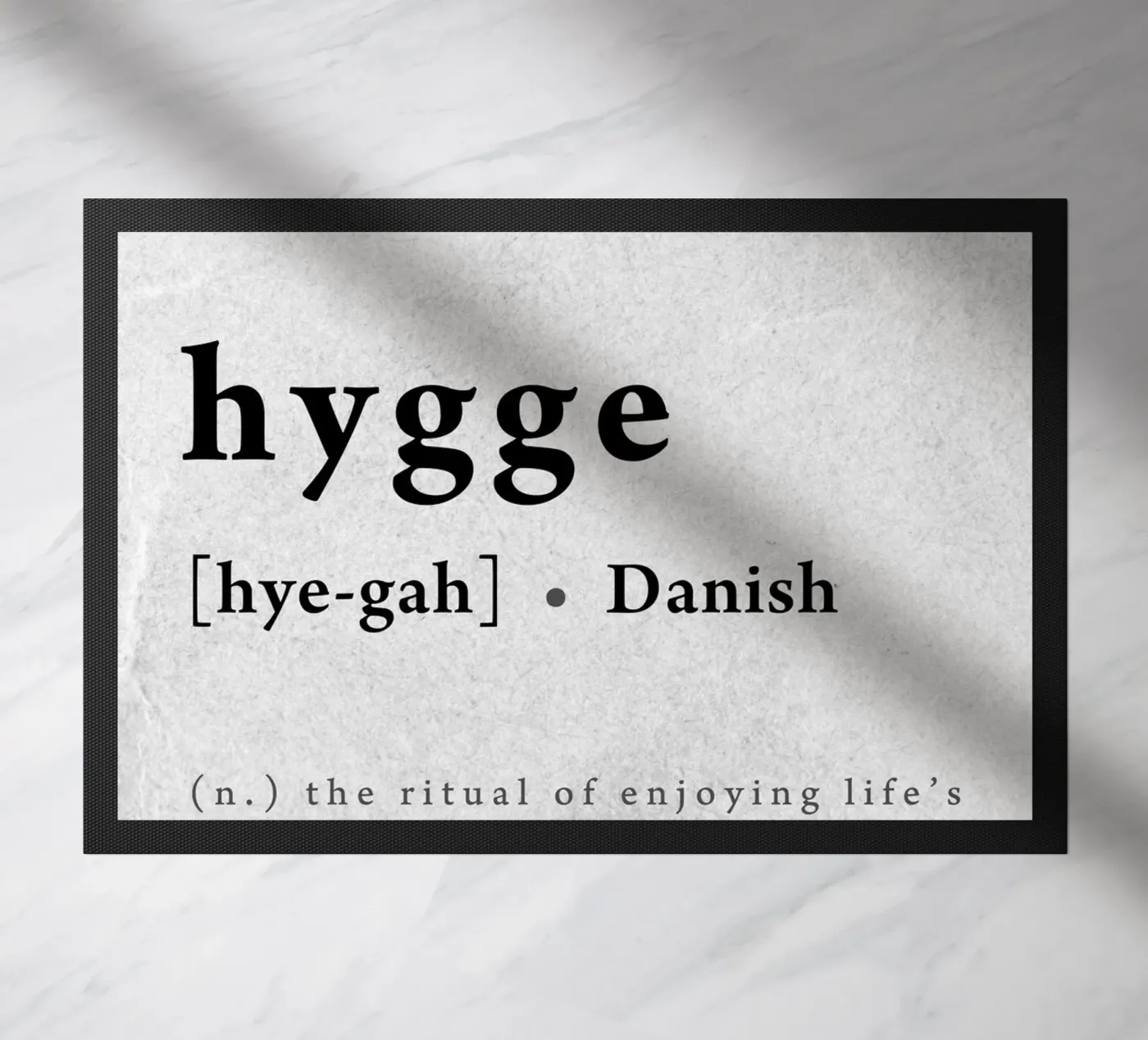 Hygge deurmat van nabakumov