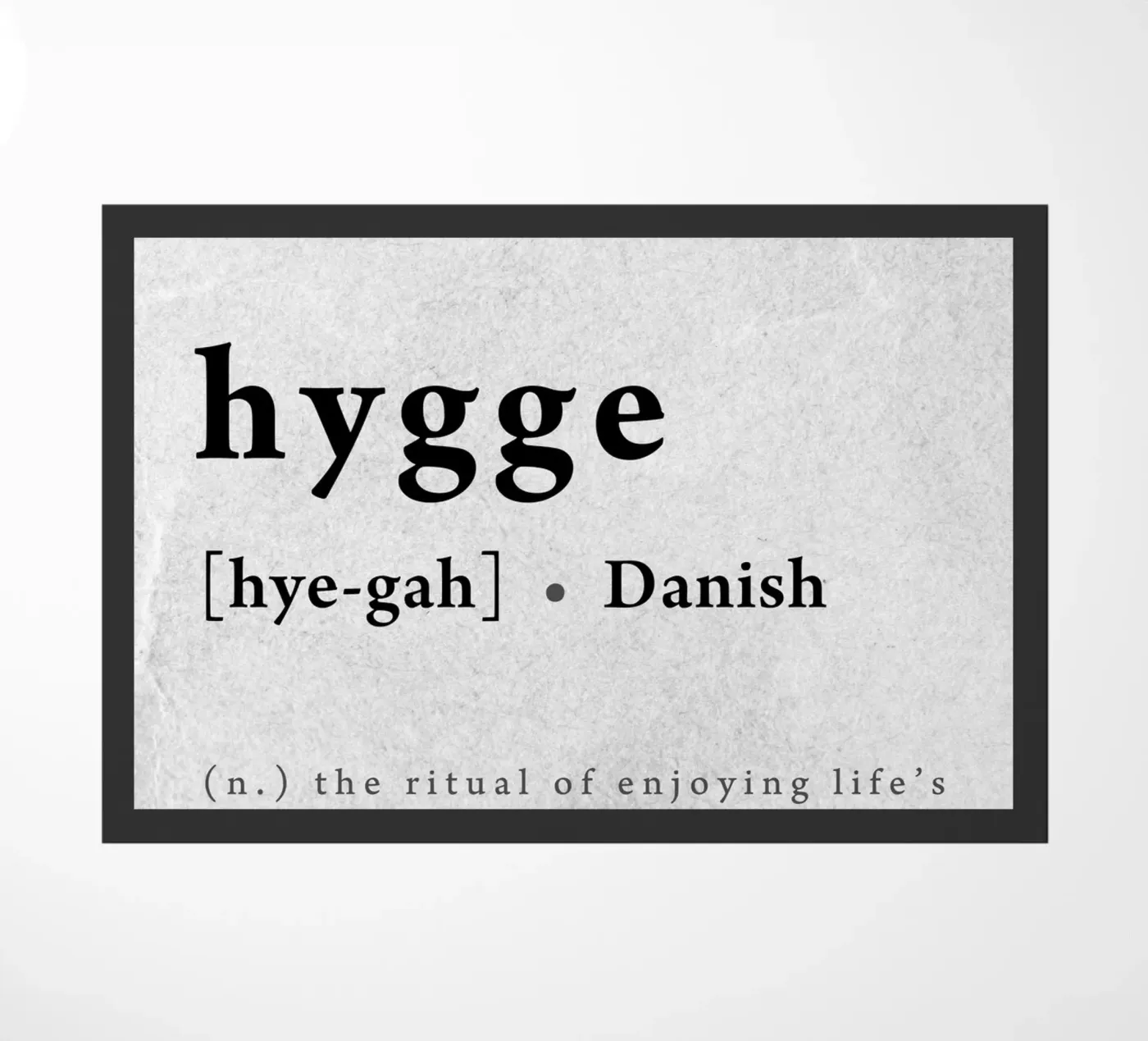 Hygge deurmat van nabakumov