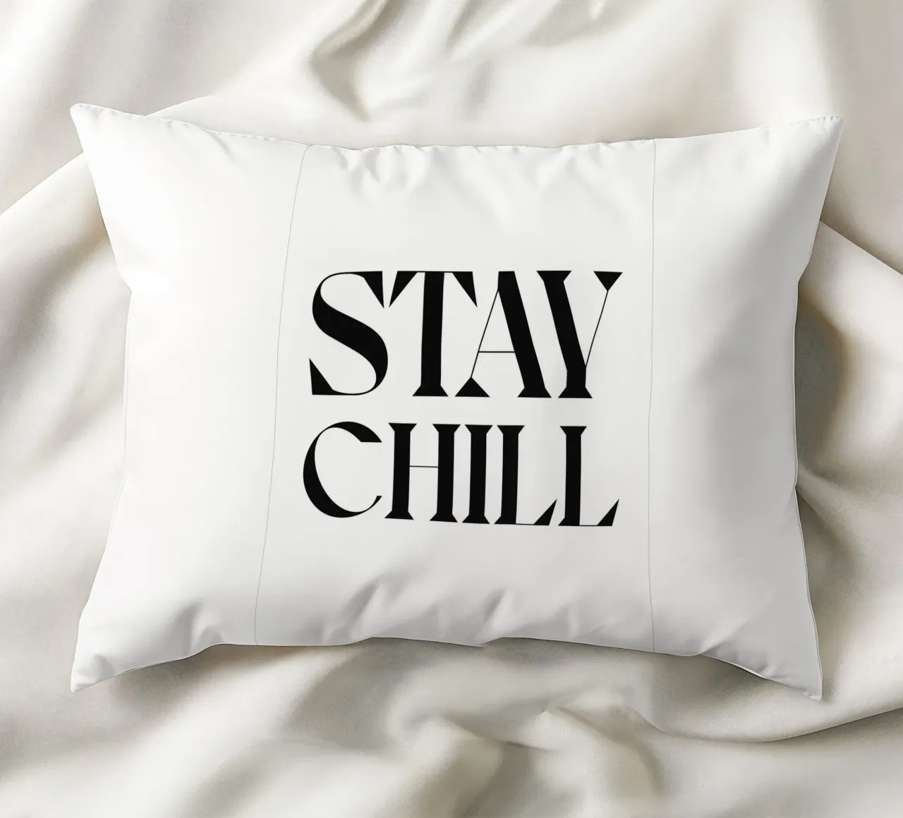 STAY CHILL decorative cushion by n.4