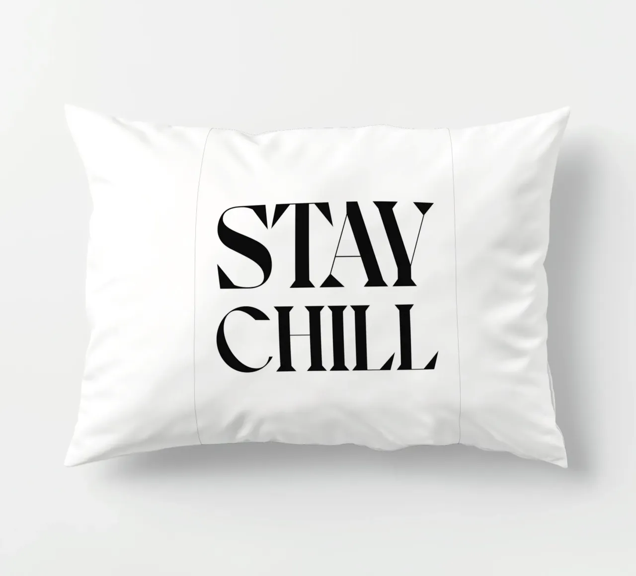 STAY CHILL decorative cushion by n.4