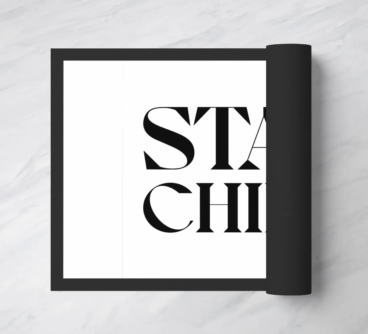 STAY CHILL doormat by n.4