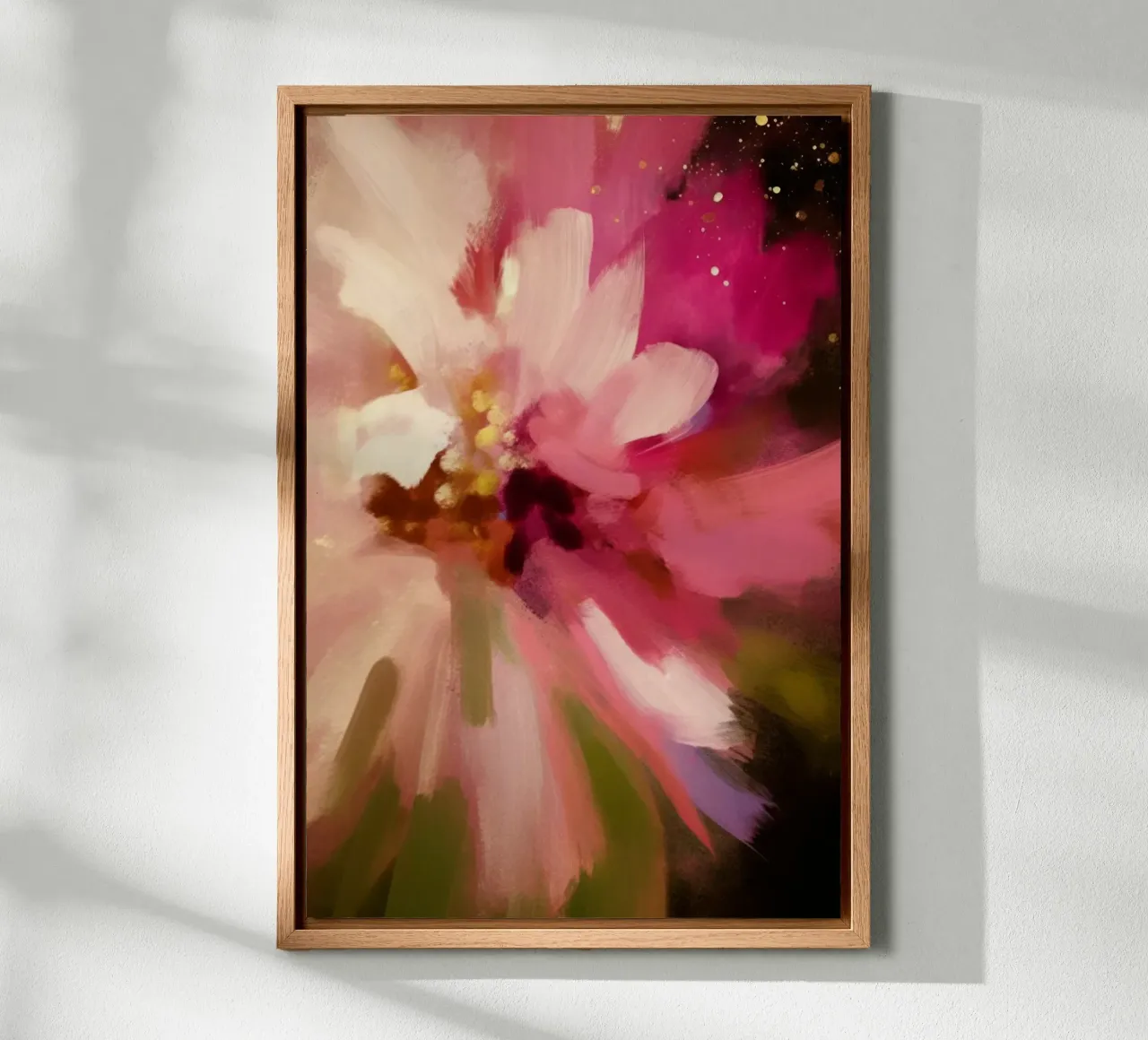 Fleeting Flower tela con Cornice a cassetta da Modern Muse
