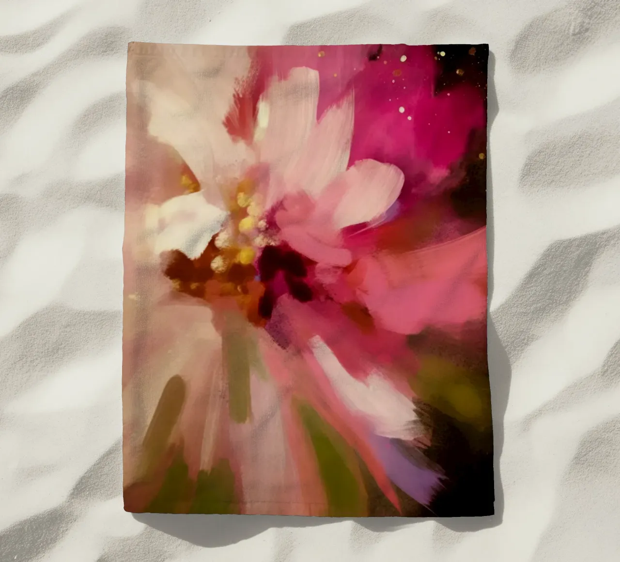 Fleeting Flower strandhanddoek van Modern Muse