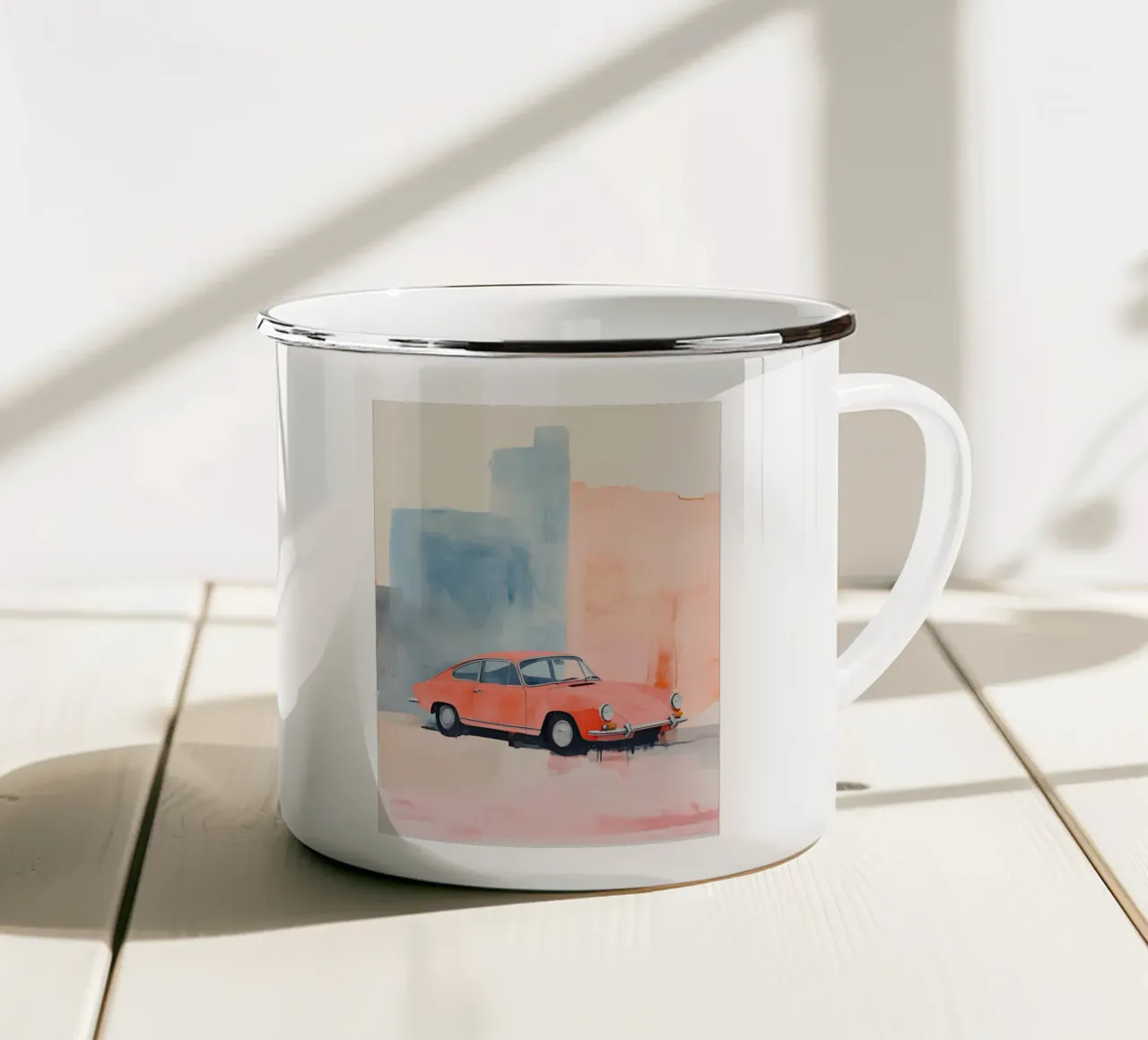 Vibrazioni vintage tazza in smalto da DaarbyN