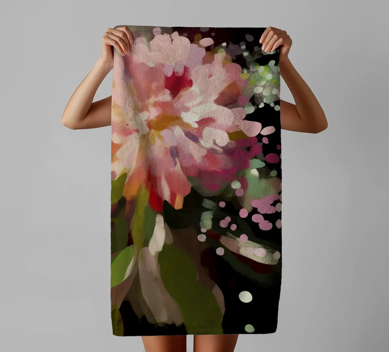 Une simple floraison serviette de bain de Modern Muse
