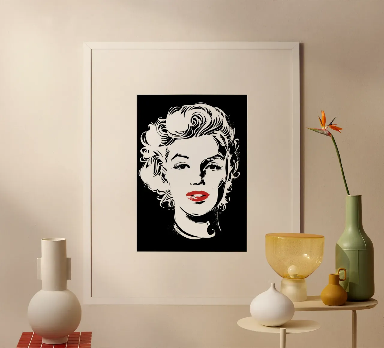 Marilyn Monroe poster da nabakumov