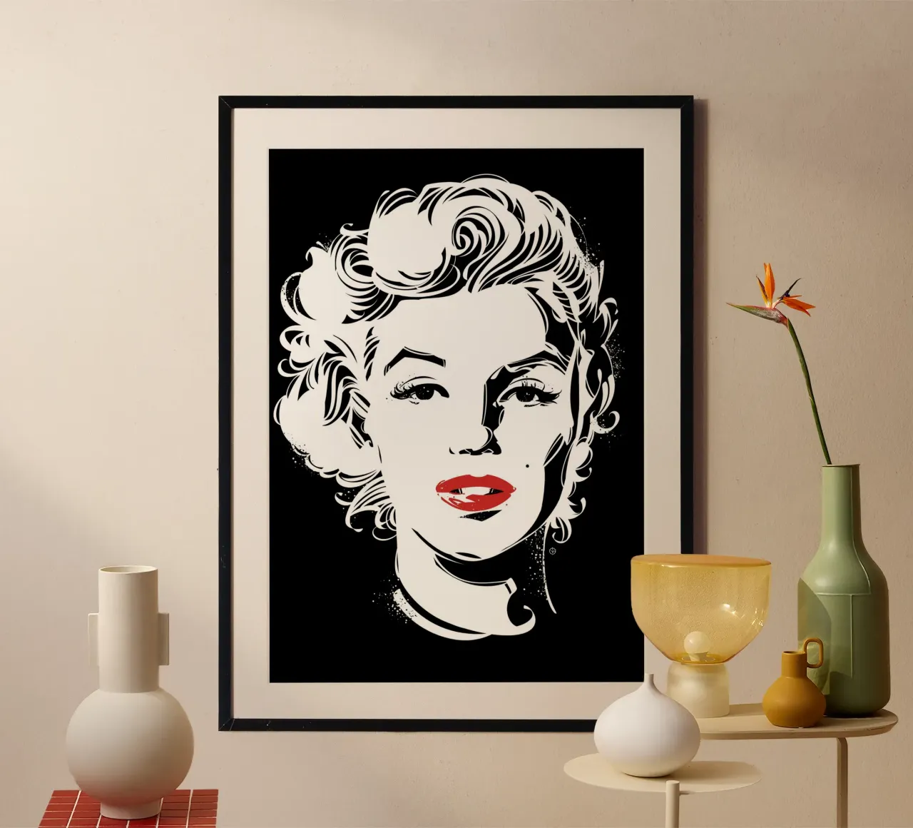 Marilyn Monroe poster da nabakumov