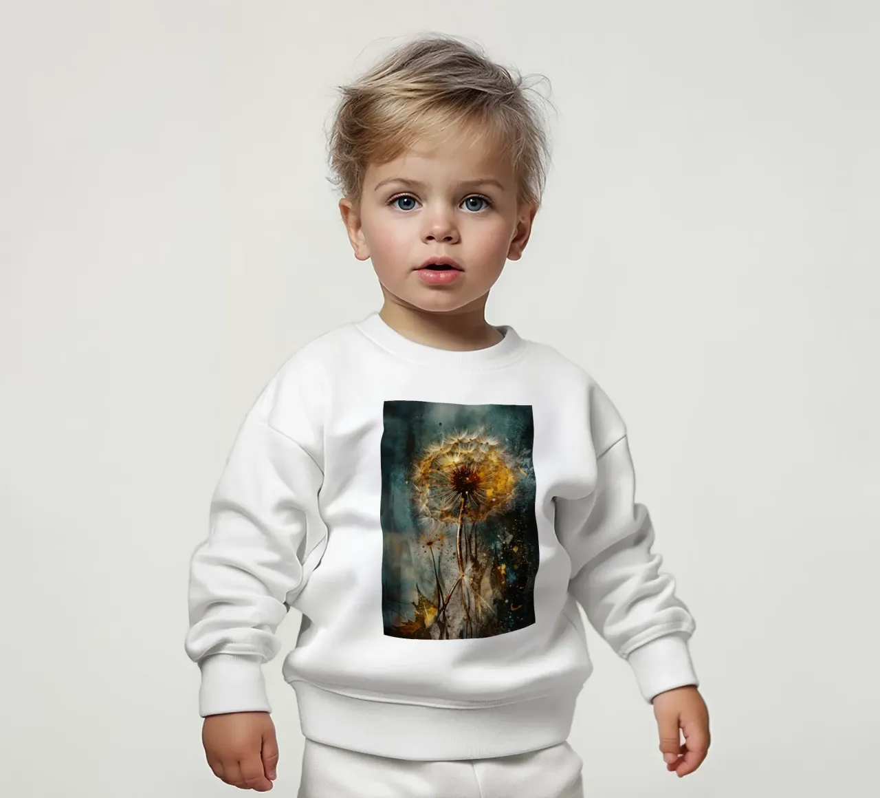 Bagliore retrò del dente di leone felpa neonato da Modern Muse