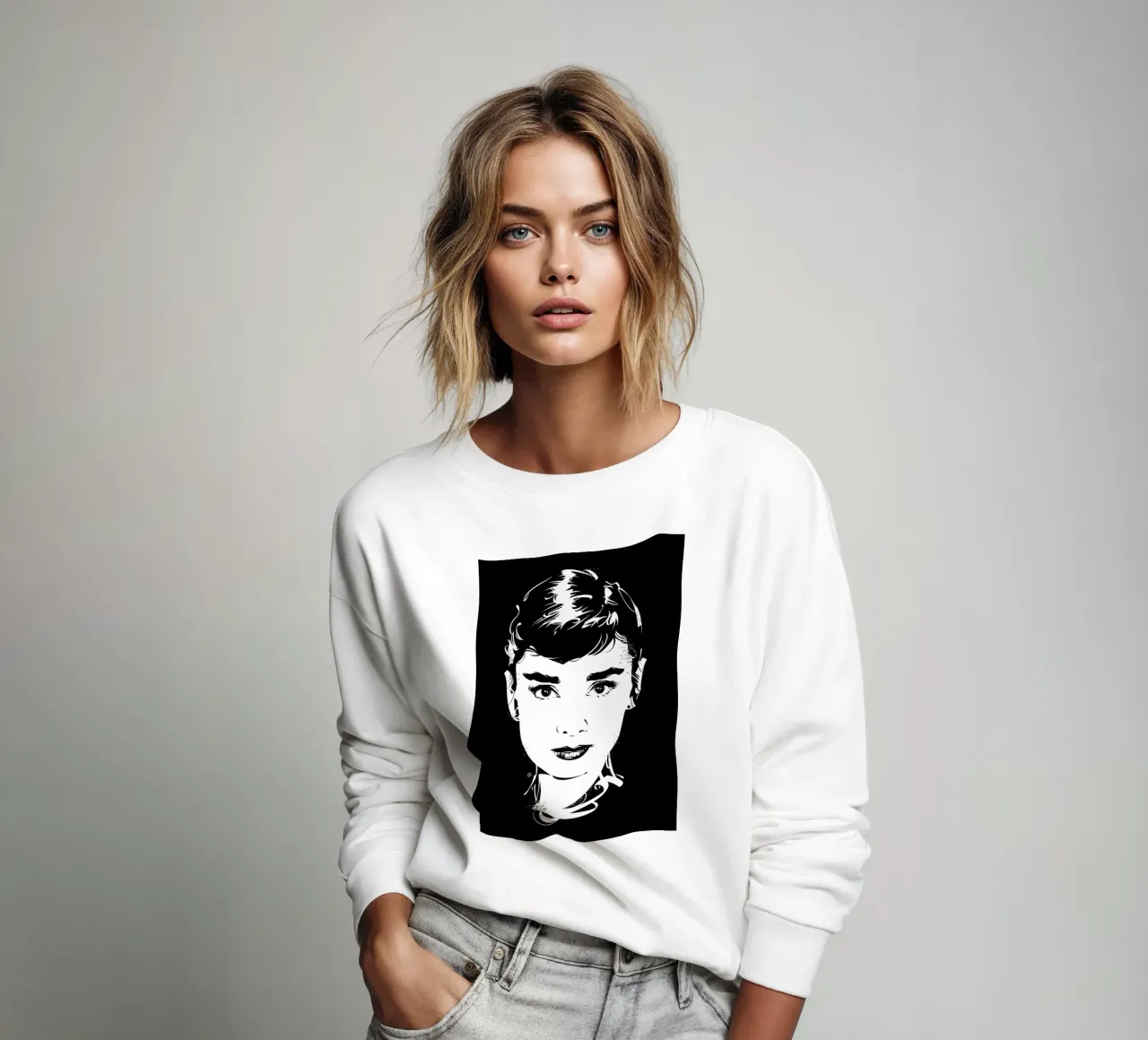 Audrey Hepburn felpa da nabakumov