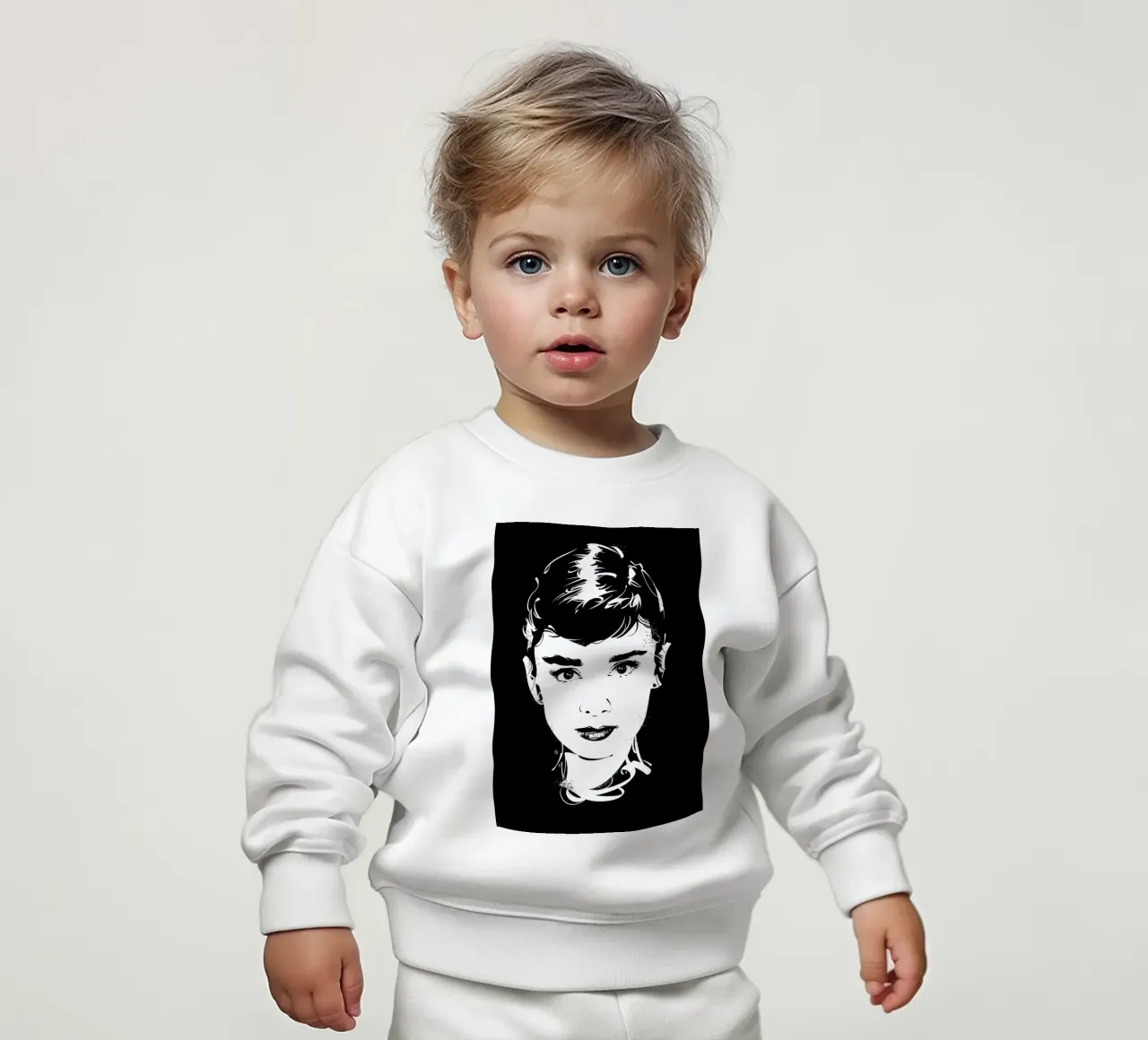 Audrey Hepburn felpa neonato da nabakumov