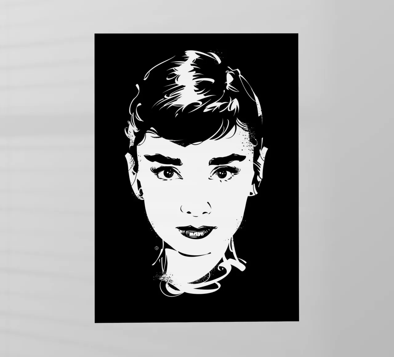 Audrey Hepburn pellicola backlit da nabakumov
