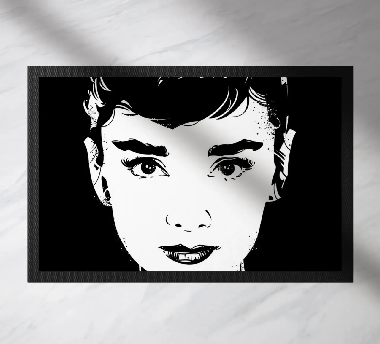 Audrey Hepburn doormat by nabakumov