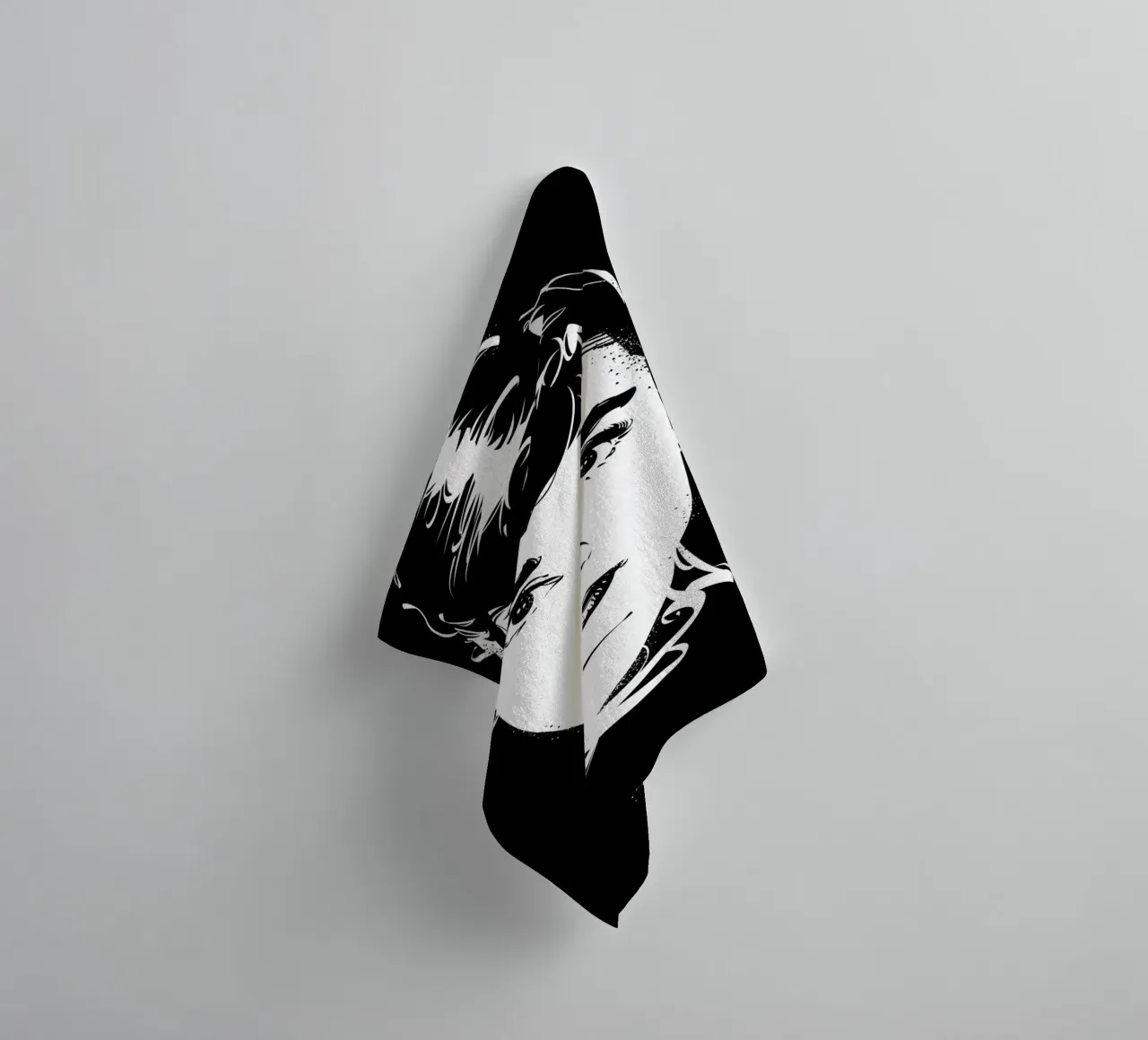 Audrey Hepburn towel by nabakumov