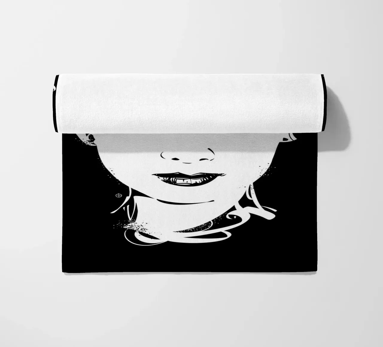Audrey Hepburn beach towel by nabakumov