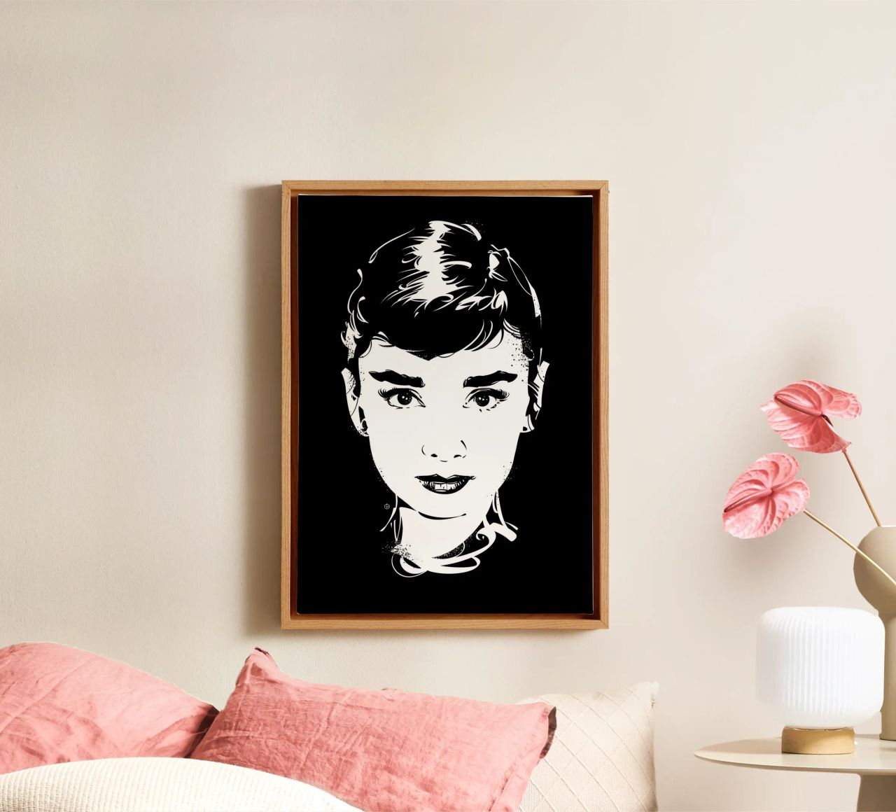 Audrey Hepburn Leinwand von nabakumov
