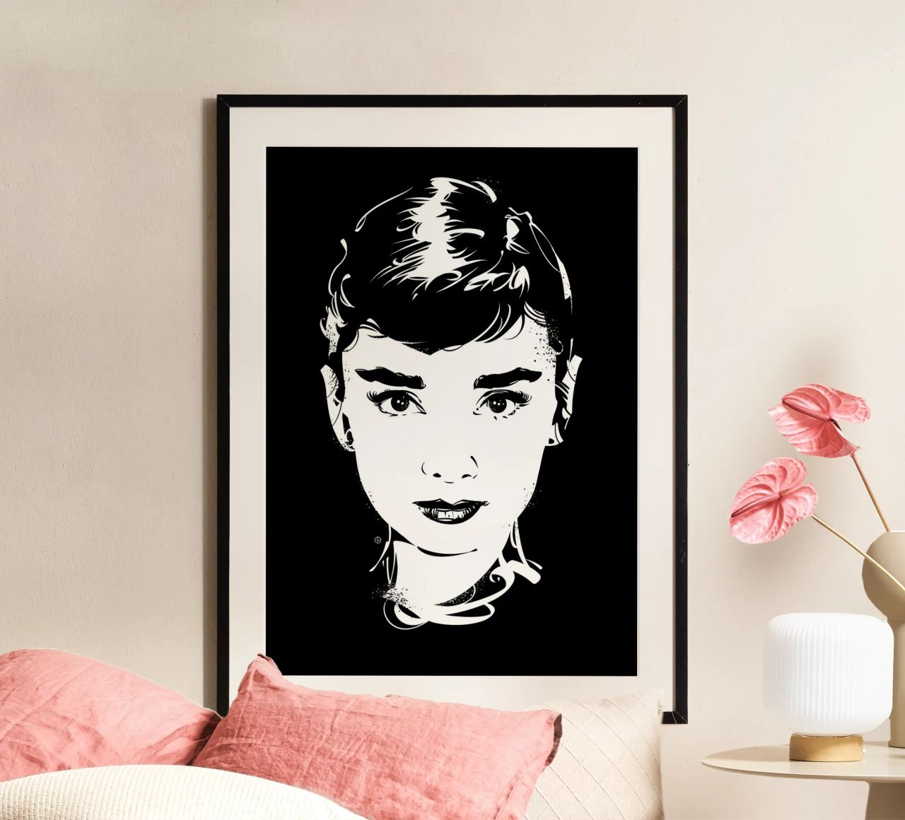 Audrey Hepburn Poster von nabakumov