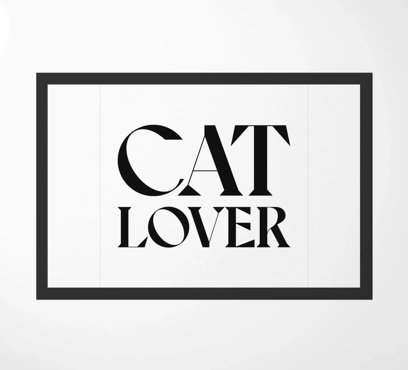 CAT LOVER doormat by n.4