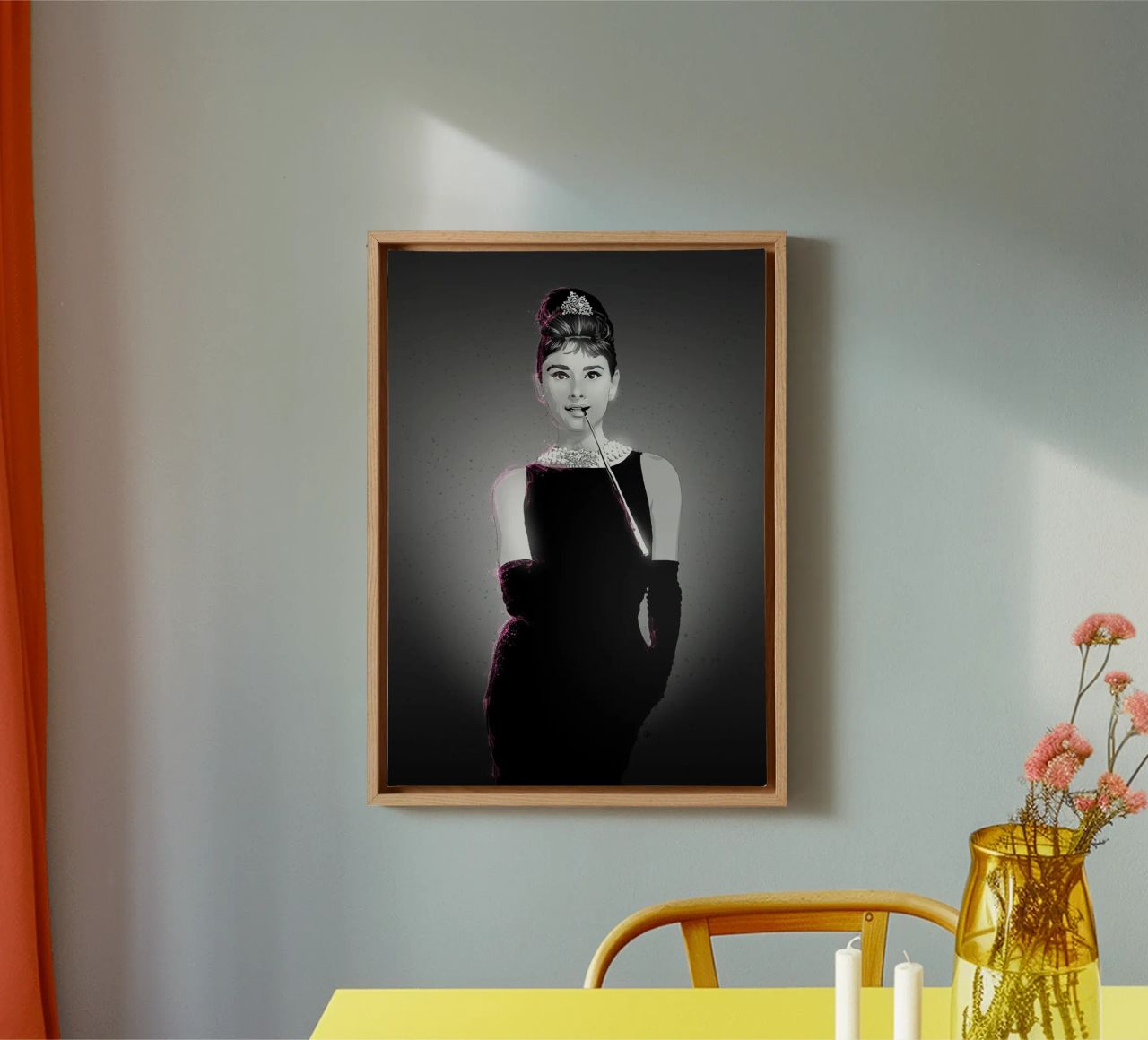Audrey Hepburn Leinwand von nabakumov