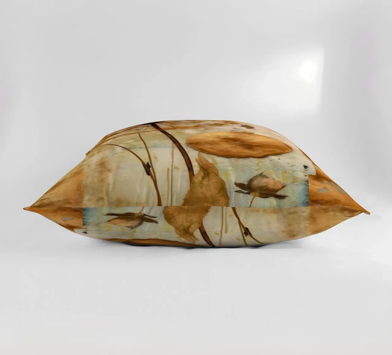 Geometria della natura in oro cuscino da Modern Muse