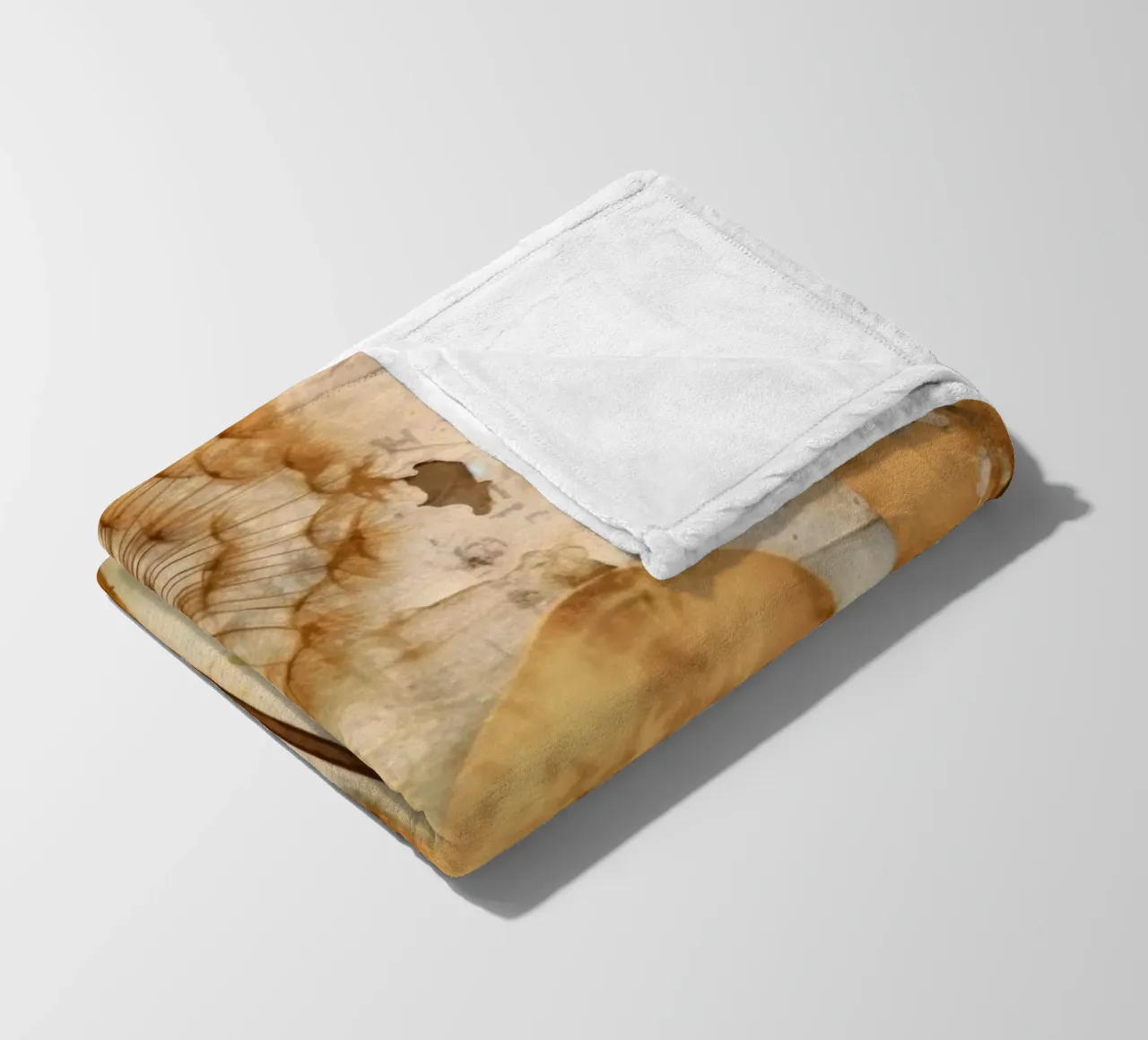 Geometria della natura in oro coperta in pile da Modern Muse
