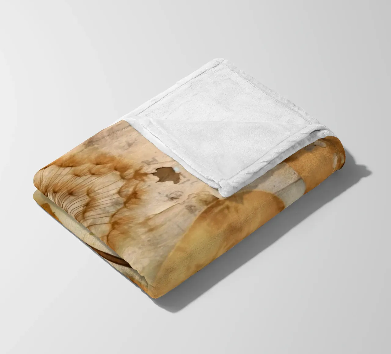 Geometria della natura in oro coperta in pile da Modern Muse