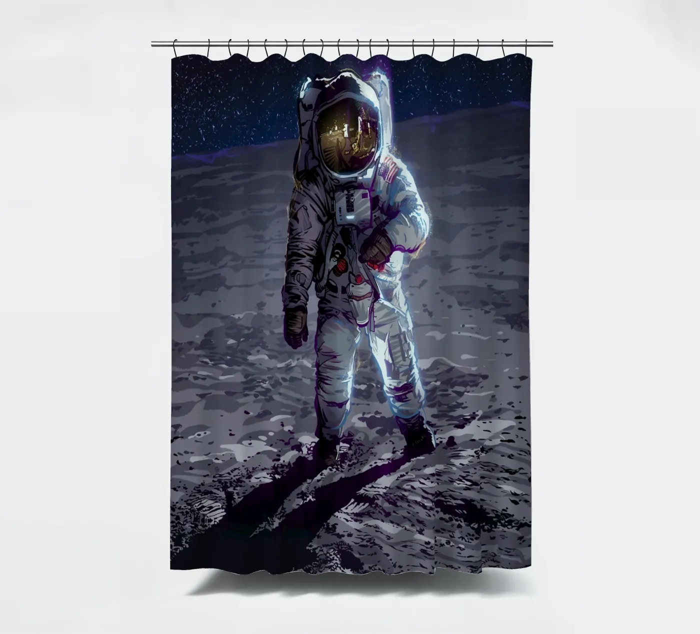Apollo 11 Duschvorhang von nabakumov
