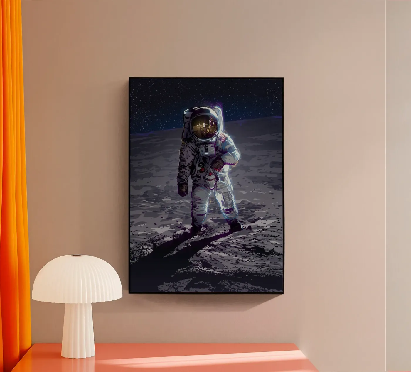 Apollo 11 acrylic glass by nabakumov