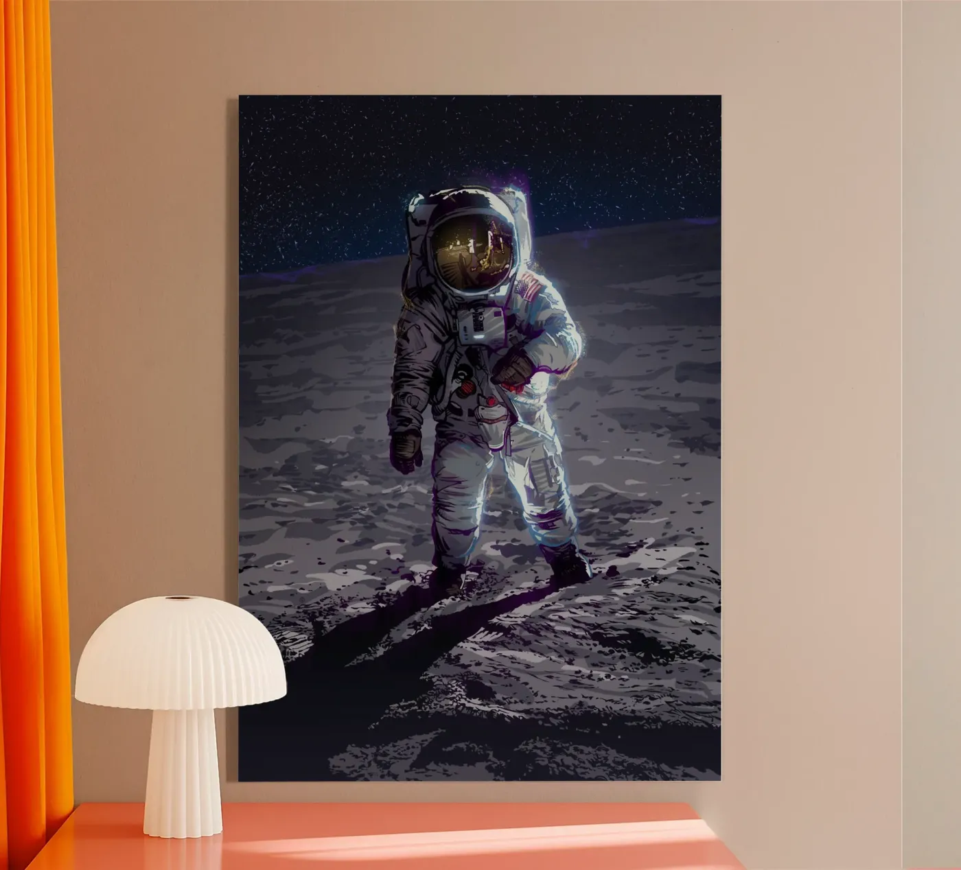 Apollo 11 acrylic glass by nabakumov