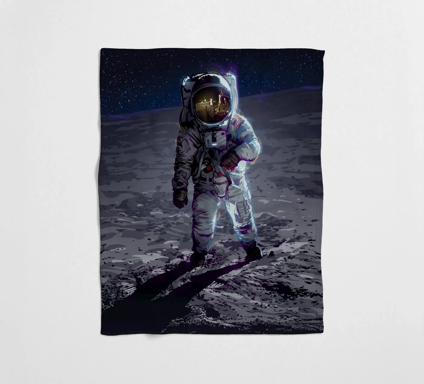 Apollo 11 fleecedeken van nabakumov