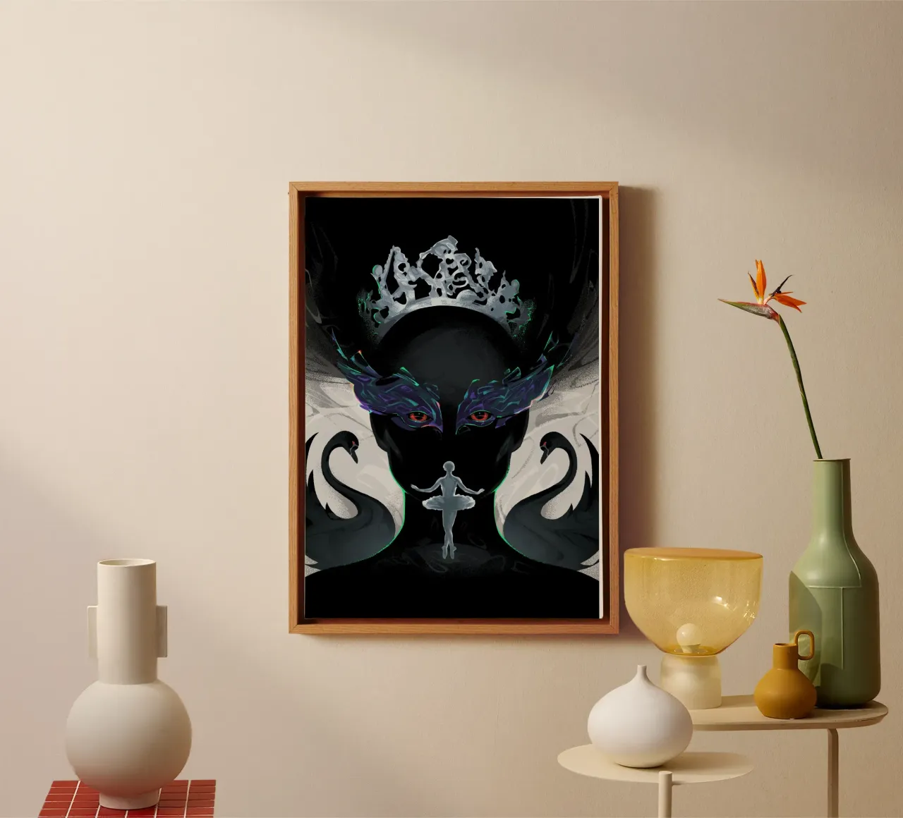 Black Swan canvas by nabakumov