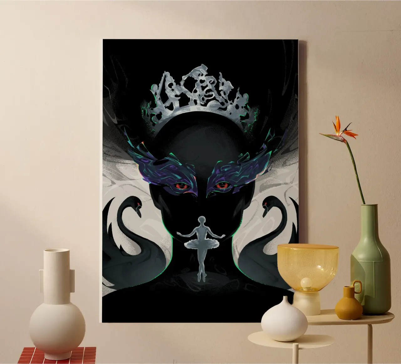 Black Swan canvas by nabakumov