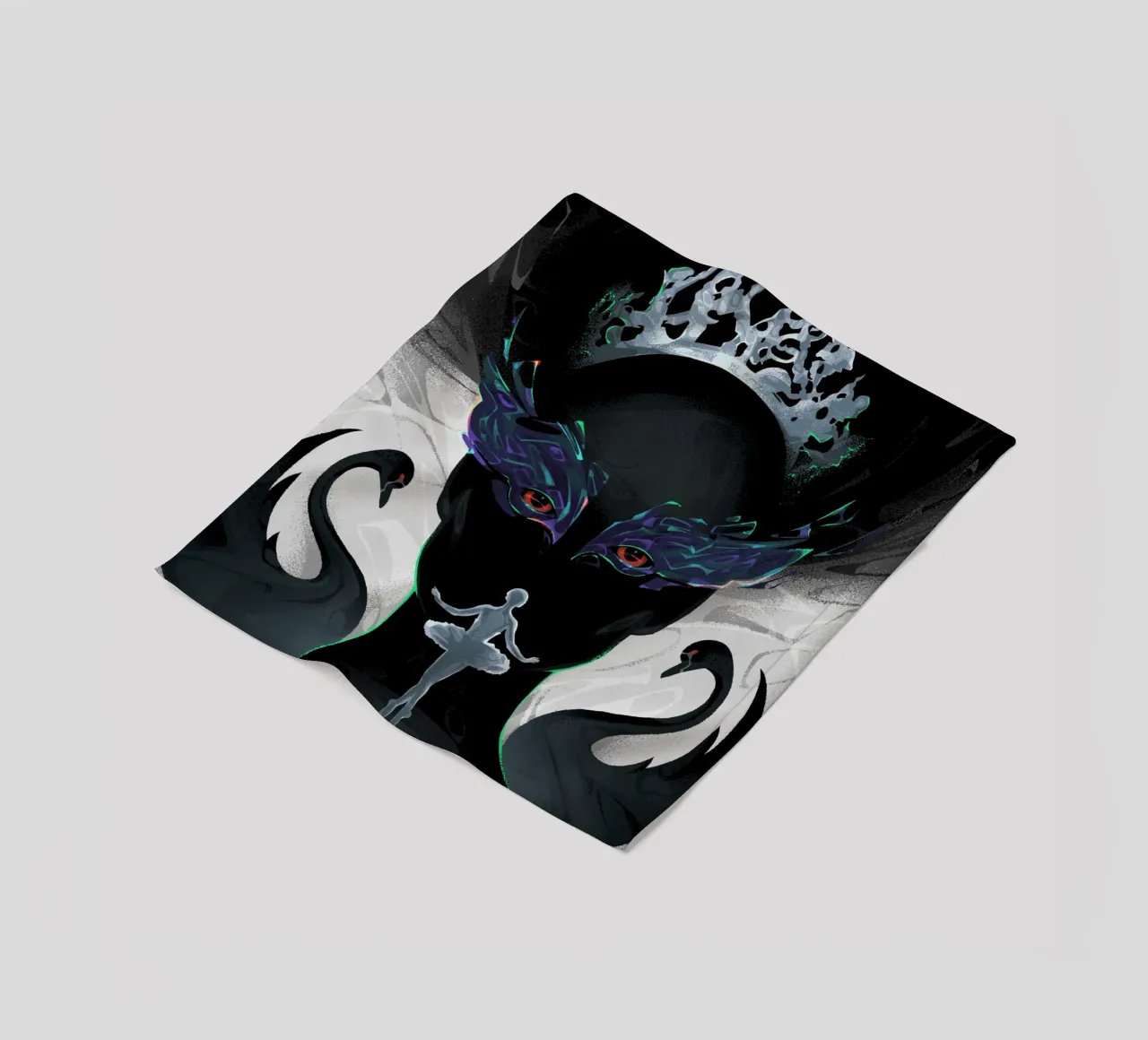 Black Swan fleece blanket by nabakumov