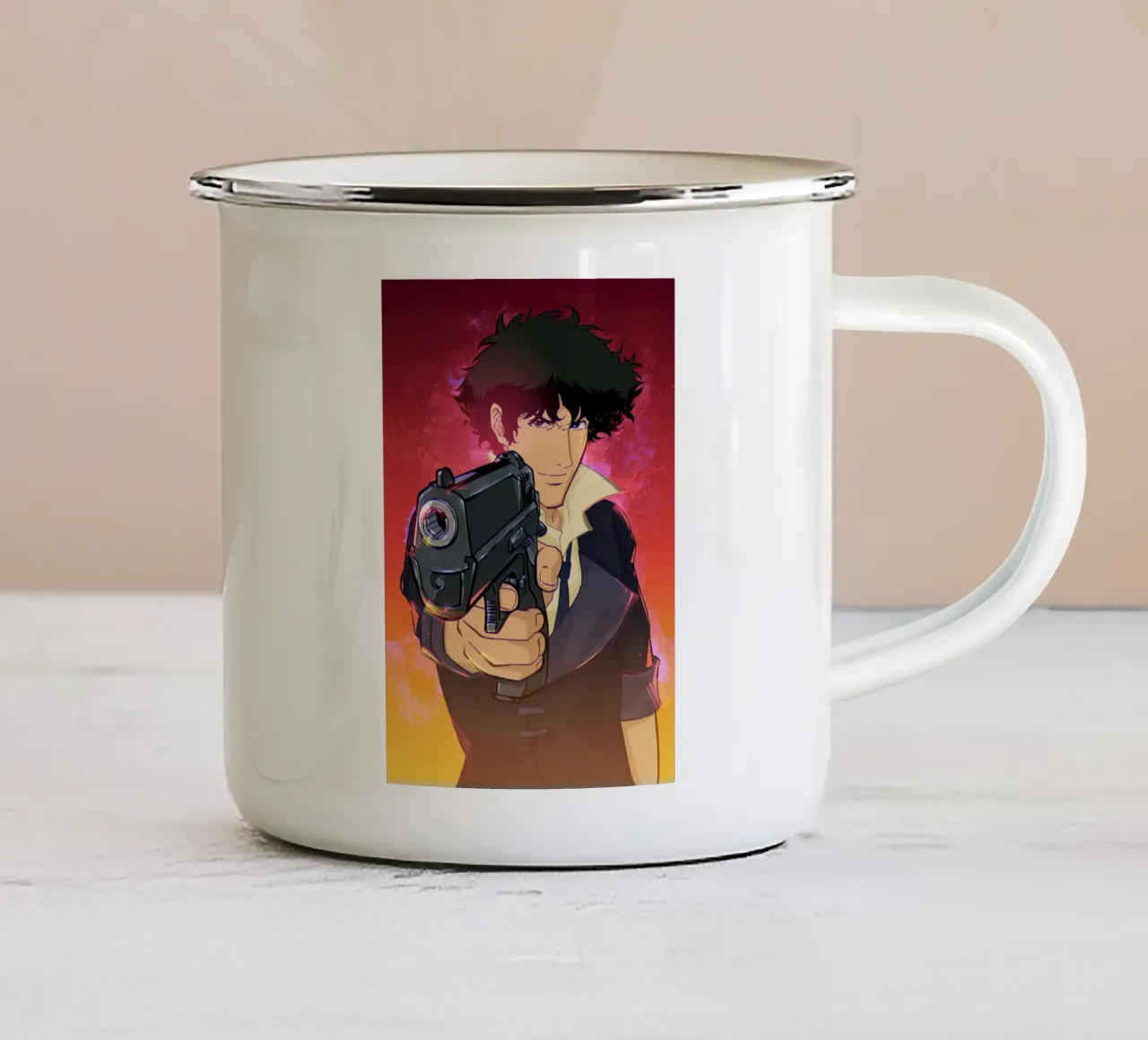 Cowboy Bebop tazza in smalto da nabakumov