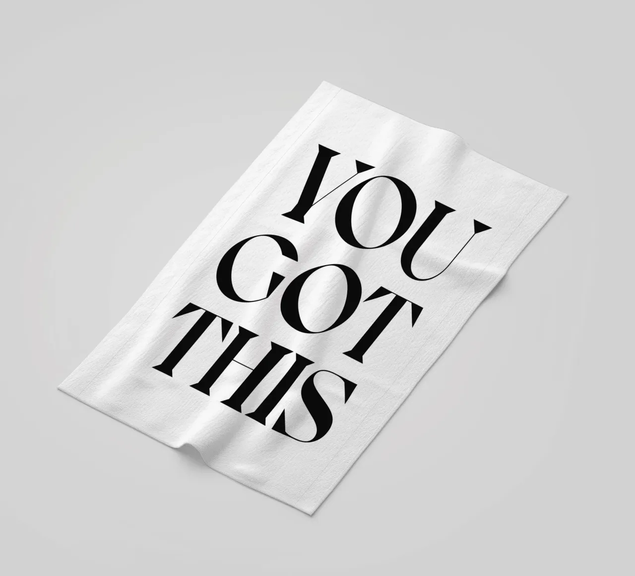 YOU GOT THIS beach towel by n.4